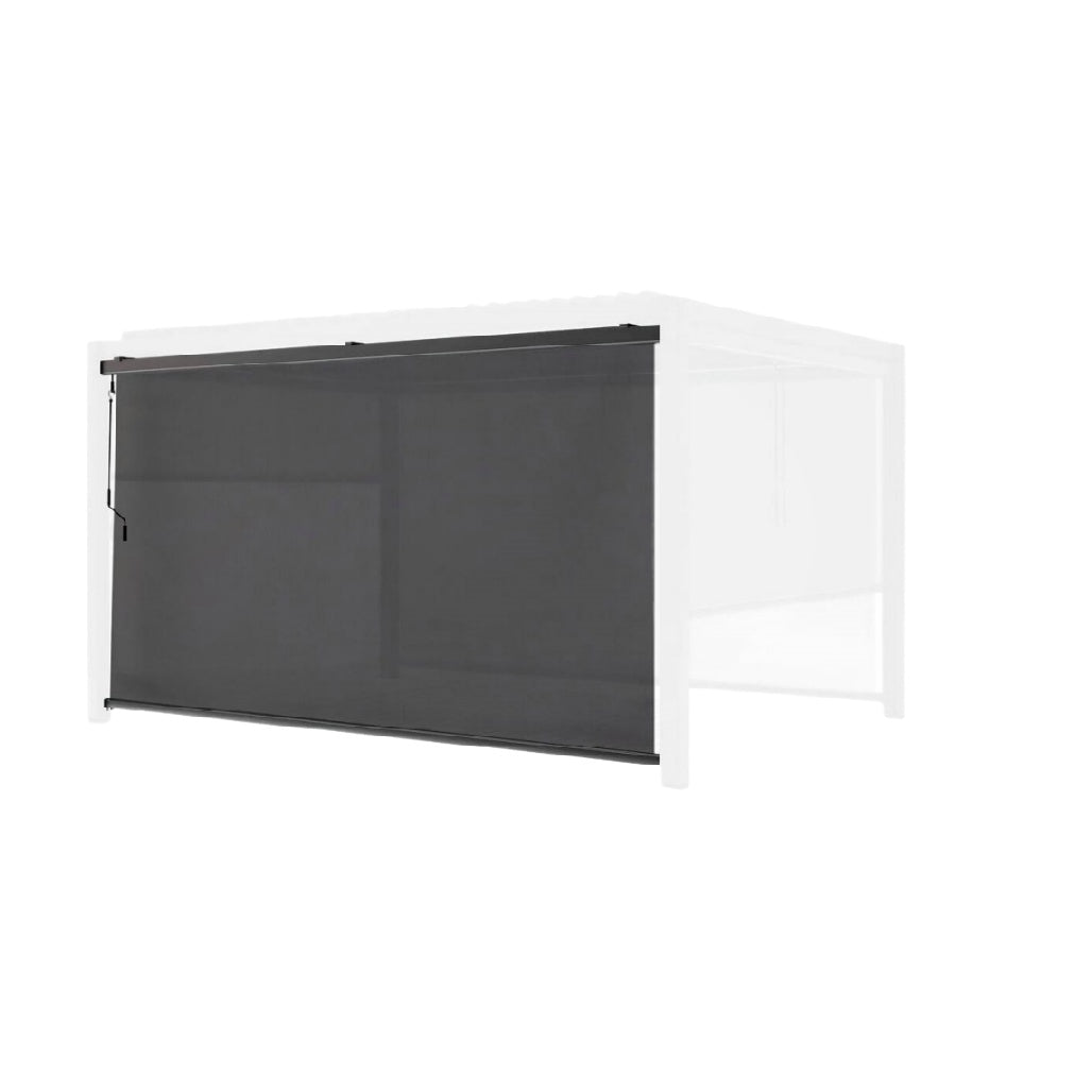 Panneau de séparation en tissu pour extérieur - 200 x 120 x 10