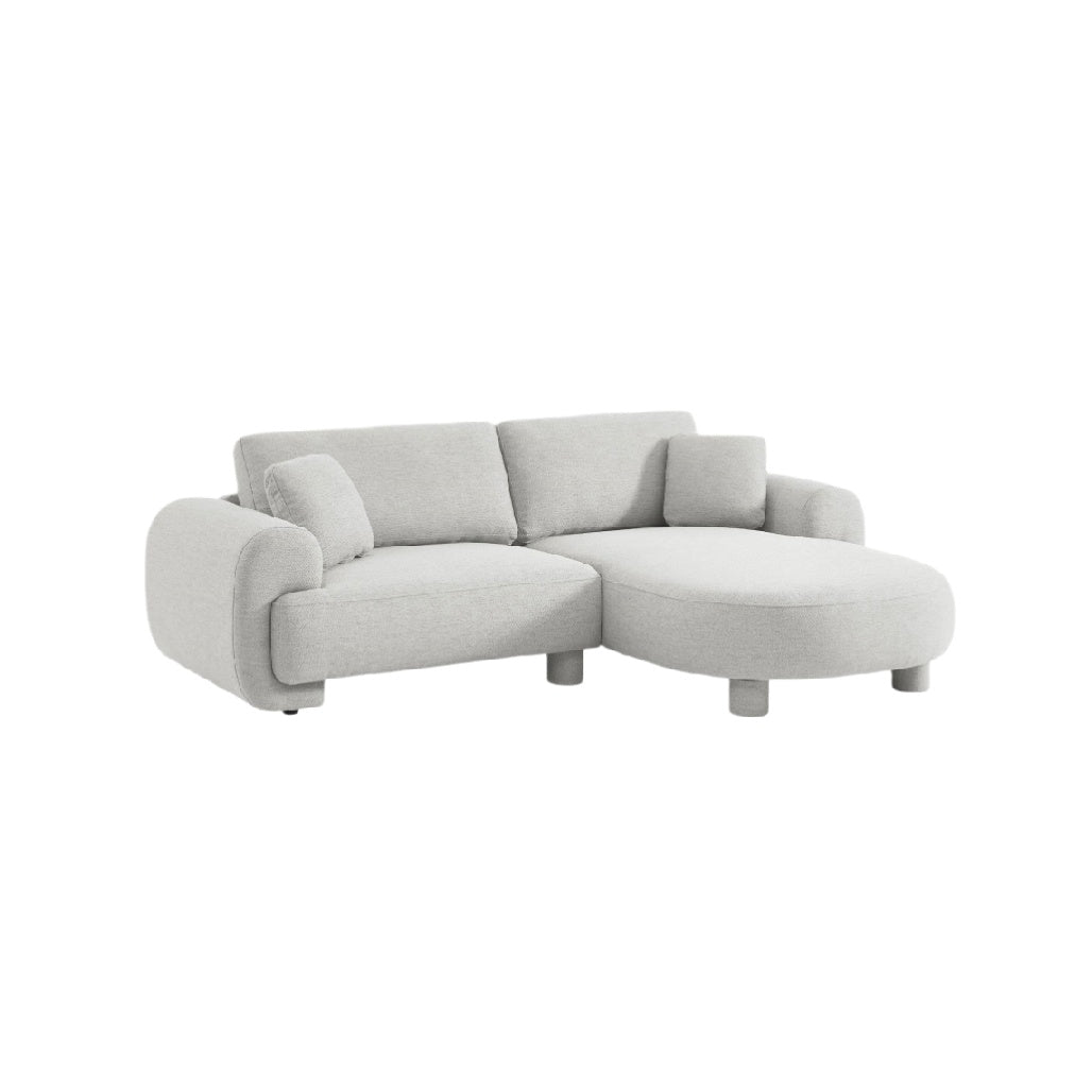 Canapé d'angle en tissu pour salon - 200 x 90 x 85