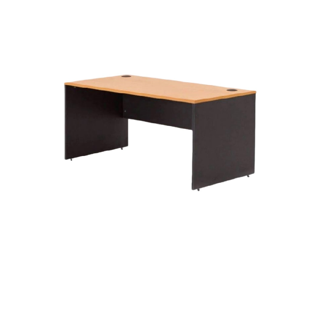 Bureau de travail en mélamine pour espace de bureau - 150 x 75 x 75
