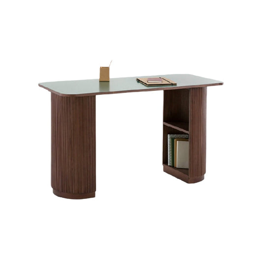 Table de travail moderne en bois et métal - 150 x 60 x 75