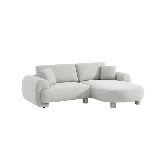 Canapé d'angle en tissu pour salon -  200 x 90 x 85