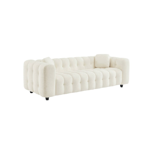 Canapé en tissu doux pour salon - confort et détente - matériaux synthétiques - dimensions non spécifiées