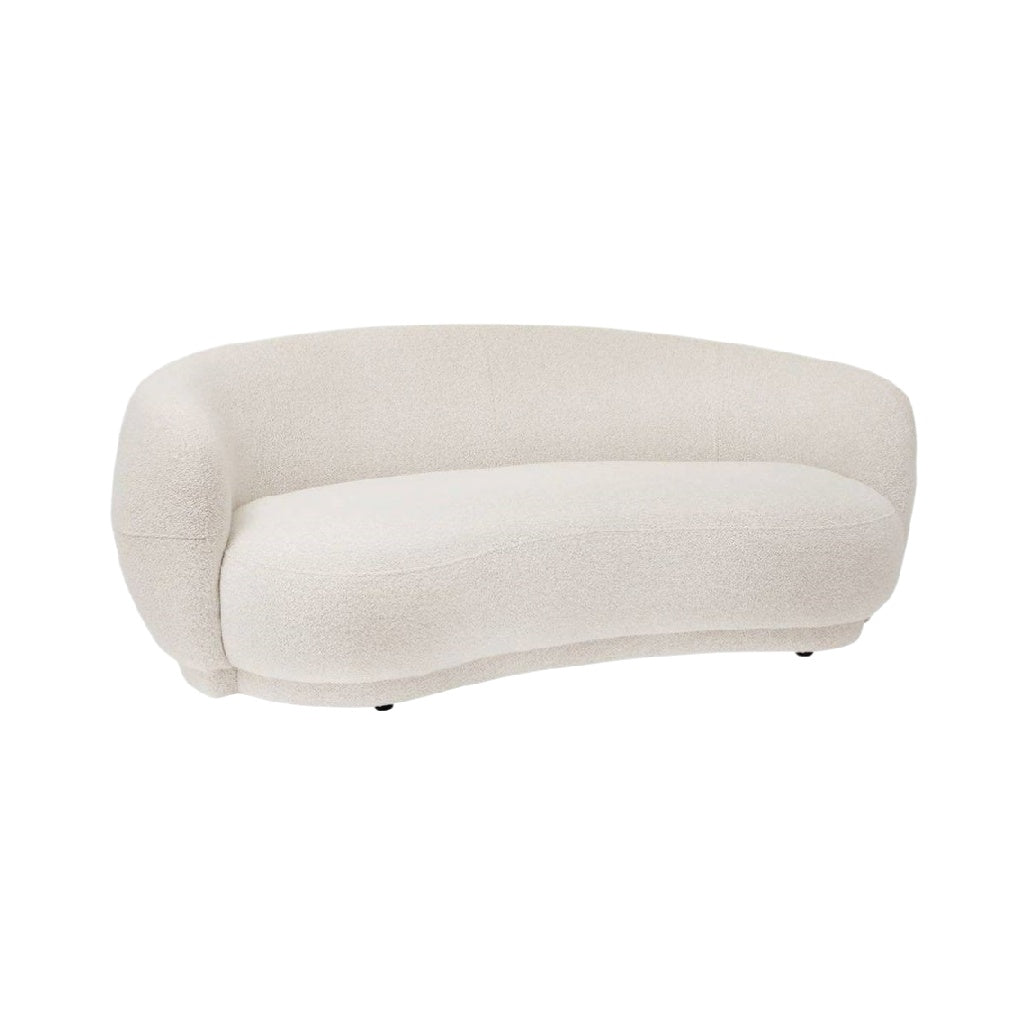Canapé modulable pour salon en tissu - 150 x 80 x 70